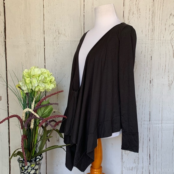 Talia Ainsley Long Sleeves Top Black XS - Picture 2 of 8